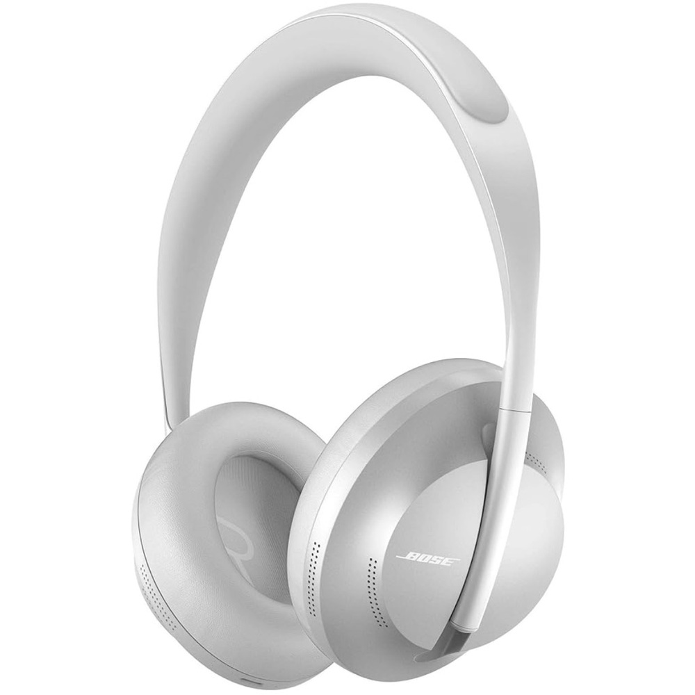 Bose Headphones 700, Noise Cancelling Over-Ear Wireless Headphones Silver Luxe